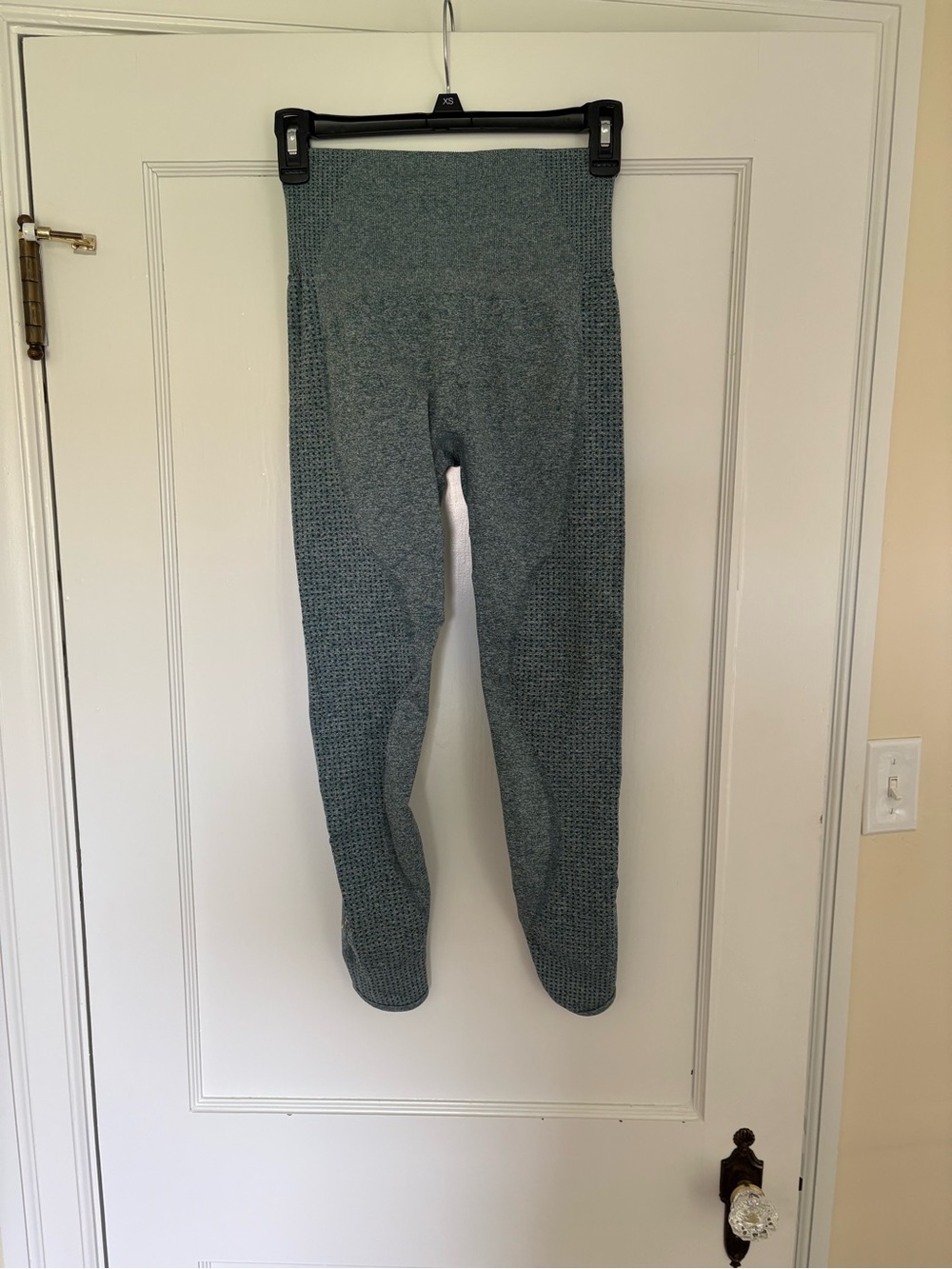 SHEIN Heather Teal High-Waist Seamless Leggings
